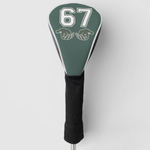 67 Hand Grappige Zes Zeven Meme Generatie Alpha Golfheadcover