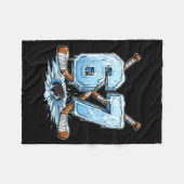 67 Hockey Drip Number Funny Meme Style Boys Graphi Fleece Deken (Voorkant (Horizontaal))