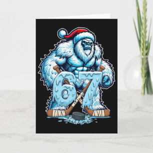 67 Hockey Drip Nummer Funny Meme Stijl Jongens Gra Kaart