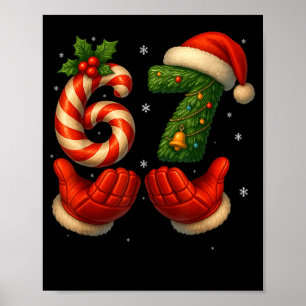 67 Hockey-handen Grappige Kerstmeme Santa Poster
