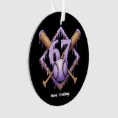 67 Ice Cream Drip Baseball Mème Drôle Retro Sport (devant)