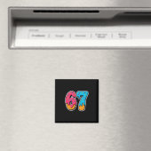 67 Ice Cream Drip Funny Six Seven Gen Alpha Meme S Magneet (Insitu (Vaatwasser))