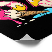 67 Ice Cream Drip Meme Funny Six Seven Gen Alpha S Poster (Hoek)