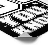 67 If You Know You Know, Funny 67 Viral Meme Athle Poster (Hoek)