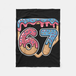 67 Ijs Drip Meme Honkbal Fleece Deken