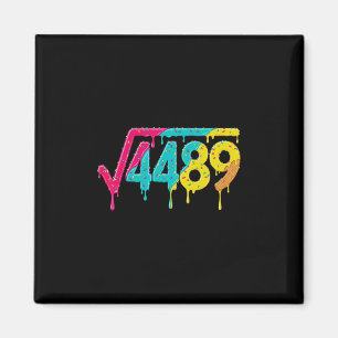 67 Ijs Drip Meme Vierkantswortel 4489 Slang Thee Magneet