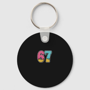 67 Ijs Drip Meme Zes Zeven Grappige Gen Alpha D Sleutelhanger