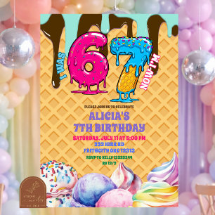 67 ijs verjaardagsfeest uitnodiging