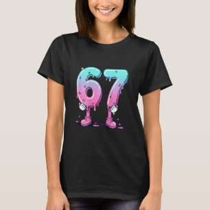 67 IJsdrip (ck) Six Seven Meme voor Gen Alph T-shirt