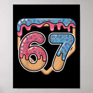 67 IJsdrip Meme Honkbal Poster