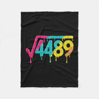 67 IJsdrip Meme Vierkantswortel 4489 Slang Theelic Fleece Deken