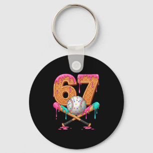 67 Ijsdrip Verkoop Nummer 67 Speler 67ste Verjaard Sleutelhanger
