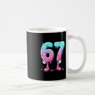 67 IJsdruppel (ck) Six Seven Meme voor Gen Alph Koffiemok