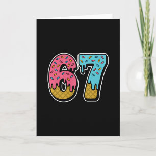 67 IJsdruppel Meme Funny Six Seven Gen Alpha S Kaart