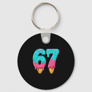 67 IJsdruppel Meme Funny Six Seven Gen Alpha S Sleutelhanger