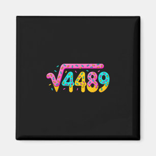 67 IJsdruppel Meme Vierkantswortel 4489 Informele Magneet