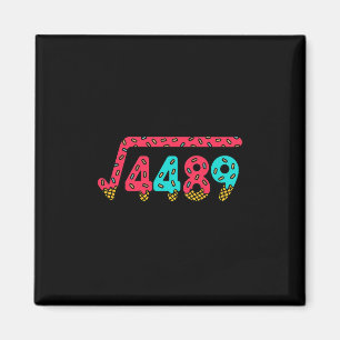 67 IJsdruppel Meme Vierkantswortel 4489 Informele Magneet