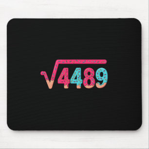 67 IJsdruppel Meme Vierkantswortel 4489 Informele  Muismat