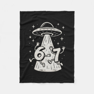 67 Internet Meme Ufo Zes Zeven Virale Trend Gen Al Fleece Deken
