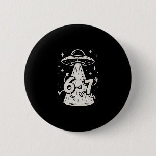67 Internet Meme Ufo Zes Zeven Virale Trend Gen Al Ronde Button 5,7 Cm