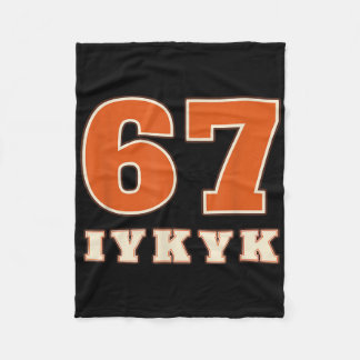 67 Iykyk Retro Stijl Atletisch Vintage Design Fleece Deken