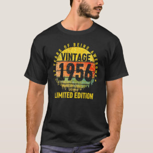 67 jaar Geweldige Vintage 1956 verjaardag 1 T-shirt