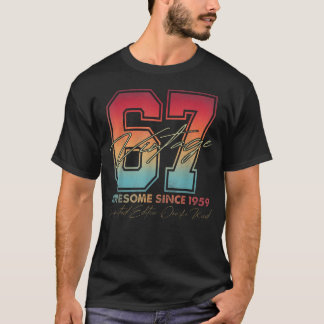 67 Jaar Oude Antiek 1959 Beperkte Editie 67ste T-shirt