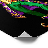 67 Jester Man Mardi Gras Six Seven Meme Gen Alpha  Poster (Hoek)