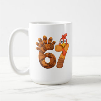 67 kalkoen thanksgiving grappig koffiemok