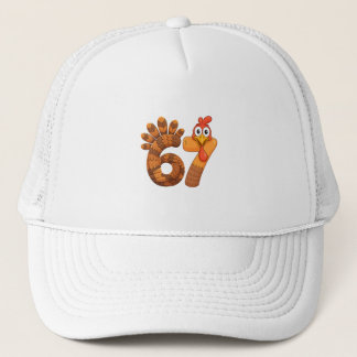 67 kalkoen thanksgiving grappig trucker pet