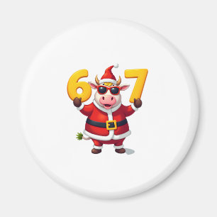 67 Kerst Eenhoorn 6 7 Meme voor Meisjes Kinderen G Magneet