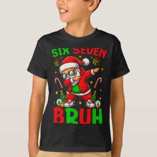 67 Kerst Grappig Zes Zeven Meme Brainrot Kerstman T-shirt