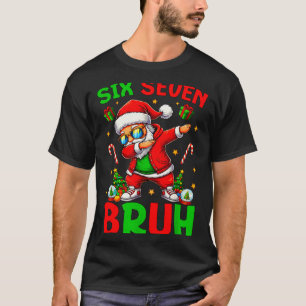 67 Kerst Grappig Zes Zeven Meme Brainrot Sinterkla T-shirt