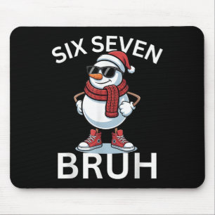67 Kerst Grappig Zes Zeven Meme Brainrot Sneeuwman Muismat