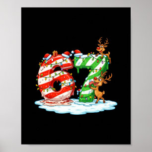 67 Kerst Meme 6 7 Nummers Zes Zeven Gen Z Alfabet Poster