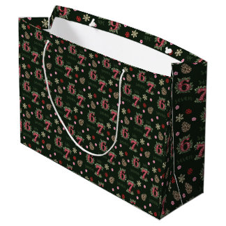 67 Kerstcadeautas Zes Zeven Cadeaupapier Groot Cadeauzakje