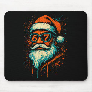 67 Kerstman Santa Gezicht 6 7 Meme Zes Zeven Tiene Muismat
