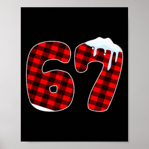 67 Kerstmeme 6 7 Nummers Zes Zeven Grappige Kerstm Poster