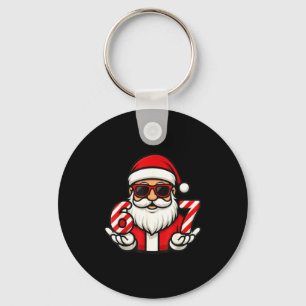 67 Kerstmeme zes grappige kerstman  Sleutelhanger