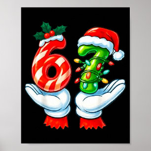67 Kerstmis 67 Meme Gen Alpha Jargon Suikerstok Xm Poster