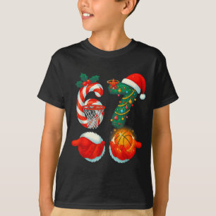 67 Kerstmis 6 7 Meme Basketbal Pyjama's Gen Alpha T-shirt