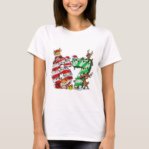67 Kerstmis 6 7 Meme Pyjama's Vakantie Gen Alpha S T-shirt