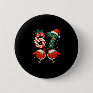67 Kerstmis 6 7 Meme Ski Kerstmis Winter Pyjama Ronde Button 5,7 Cm