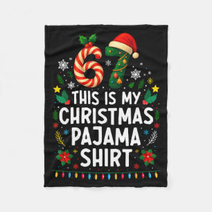 67 Kerstmis Pyjama Shirt 6 7 Grappige Meme Tiener  Fleece Deken