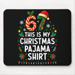 67 Kerstmis Pyjama Shirt 6 7 Grappige Meme Tiener Muismat
