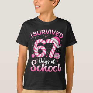 67 Kerstshirt Leraar Kinderen Ik Heb 67 Dagen Over T-shirt
