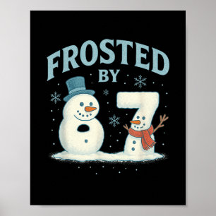 67 Kerstsneeuwman 6 7 Internet Meme Kerstmis 67 Poster
