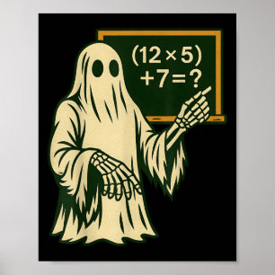 67 Leraar Halloween Geest Zes Zeven Meme Brainrot Poster