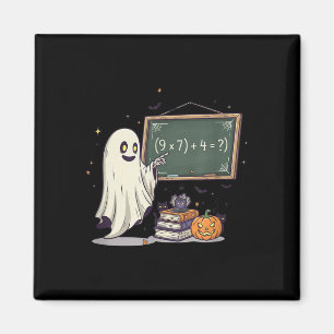67 Leraar Halloween Geest Zes Zeven Meme Wiskunde  Magneet