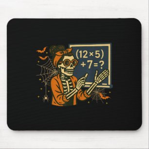 67 Leraar Halloween Skelet Zes Zeven Meme Wiskunde Muismat